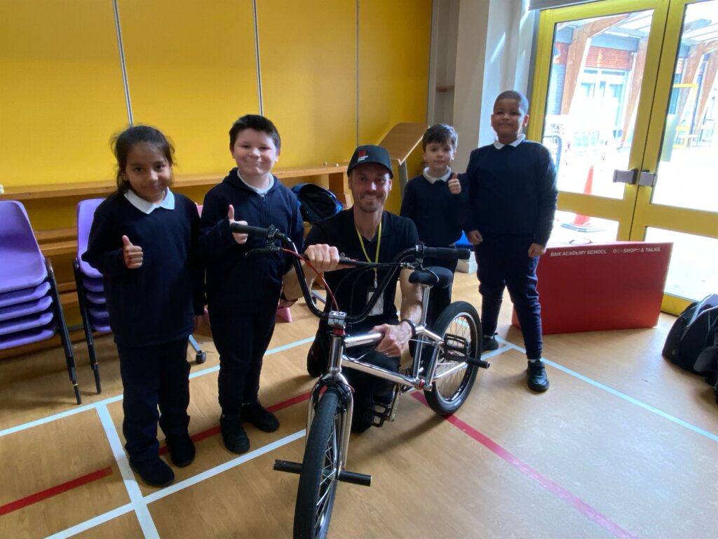 Visit from BMX Champion Mike Mullen